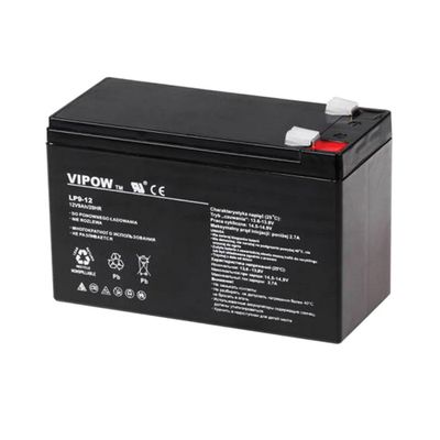 Batéria olovená 12V 9Ah VIPOW BAT0228