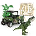 Sada dino park s autom a dinosaurom so zvukom