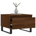 vidaXL Konferenčný stolík hnedý dub 50x46x35 cm kompozitné drevo