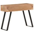 vidaXL Konzolový stolík 100x35x76 cm akáciový masív s prirodzenými okrajmi