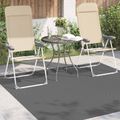 vidaXL Koberec do interiéru a exteriéru PALMERAS Antracit 120 x 120 cm