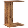 vidaXL Koncový stôl Staré drevo 35 x 25 x 50 cm Kompozitné drevo