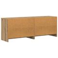 vidaXL Skriňa pod posteľ s poličkou 2 ks Dub artisan 66 x 33 x 48 cm