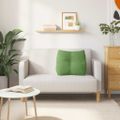 vidaXL Poduška na chrbát Svetlo zelená 60 x 24 x 50 cm Zamat