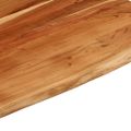 vidaXL Stolová doska 110x80x2,5cm obdĺžnik akáciový masív živá hrana