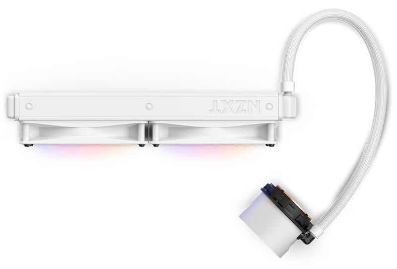 NZXT vodní chladič Kraken 280 RGB / 2x140mm fan / 4-pin PWM / LCD disp. / 6 let / bílý Vodní chladic, pro CPU, pro Intel i AMD, LCD displej, RGB, 2× 140mm ventilátor, socket 1700, 1200, 115x, AM5, AM4, 4pin PWM, 6 le