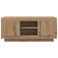vidaXL TV skrinka 102 x 35 x 45 cm Remeselný dub Kompozitné drevo