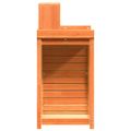 vidaXL Stôl na presádzanie s policami hnedý 82,5x50x109,5 cm borovica