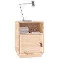 vidaXL Nočný stolík 40x34x55 cm masívne borovicové drevo