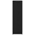 vidaXL Skriňa na topánky s poličkou Čierny dub 29,5 x 35 x 101 cm