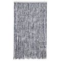 vidaXL Záves proti hmyzu, strieborný 118x220 cm, ženilka
