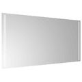 vidaXL Zrkadlo do kúpeľne s LED Priehľadná 100 x 50 cm tvrdené sklo