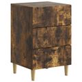 vidaXL Nočný stolík Dymový dub 43 x 41 x 66,5 cm Kompozitné drevo