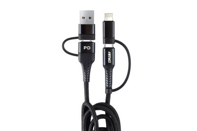 Multikabel USB C-USB C iOs USB A FullLINK 1m UC-15 AMiO-02547