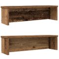 vidaXL kuchynské stojany stohovateľné 2 ks staré drevo 50x15x16 cm