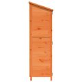 vidaXL Záhradný prístrešok so strechou Hnedá 59,5 x 56 x 176,5 cm