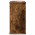 vidaXL Plávajúce police Dymový dub 80 x 15 x 30 cm Kompozitné drevo
