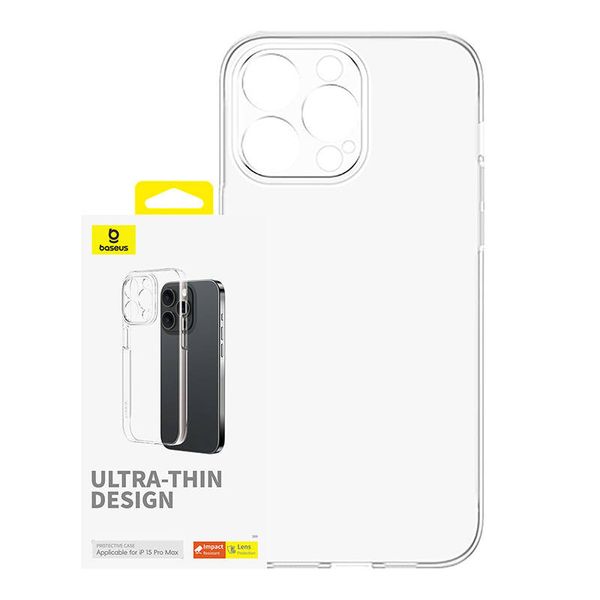Puzdro na telefón pre iPhone 15 ProMax Baseus OS-Lucent Series (číre)