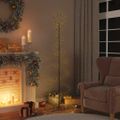 vidaXL LED vianočný stromček 120 LED teplá biela 180 cm