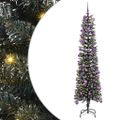 vidaXL Umelý vianočný stromček Zelená 180 cm PVC, plast a oceľ