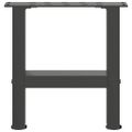 vidaXL Nohy ku konferenčnému stolíku, antracitové, 2 ks, 40 x (30-31) cm, oceľové