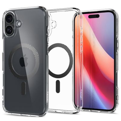 Spigen Ultra Hybrid Mag Magsafe puzdro pre iPhone 16 6,1" karbónové vlákno