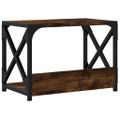 vidaXL Stojan na tlačiareň 2-posch. dymový dub 44x26x31,5cm kom. drevo