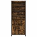 vidaXL Vysoké skrinky Dymová dub 79 x 36 x 200 cm Kompozitné drevo