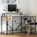 vidaXL Stôl Sonoma dub 120 x 79 x 86,5 cm Kompozitné drevo