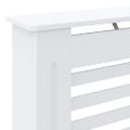 vidaXL Kryt na radiátor biely 78 cm MDF