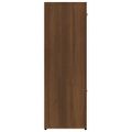 vidaXL Knižnica hnedý dub 90x30x90 cm spracované drevo