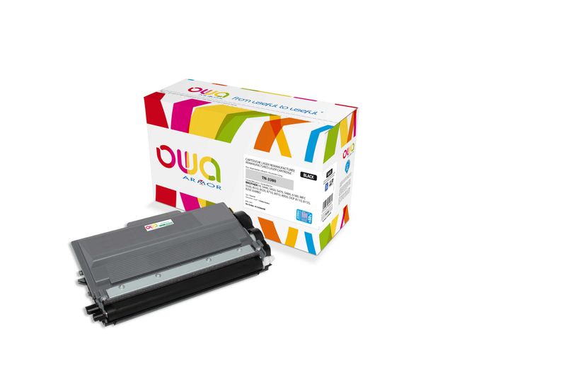 OWA Armor toner kompatibilný s Brother TN-3380, 12000st, JUMBO, čierna/black