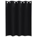 vidaXL Záclony na zatemnenie s krúžkami 2 ks Čierna 140 x 140 cm