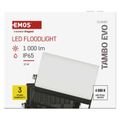 LED reflektor TAMBO EVO, 10 W, 1000 lm, IP65, čierny