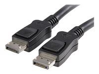 Kábel DisplayPort - DisplayPort (samec) do DisplayPort (samec) - 3 m - so západkou, lisovaný - čierna