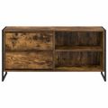 vidaXL TV skrinka 100 x 36 x 49,5 cm Dymová dub Kompozitné drevo