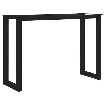 vidaXL Stolové nohy na jedálenský stôl, rám v tvare O 100x40x72 cm
