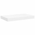 vidaXL Plávajúce nástenné police 2 ks, biele 50x23,5x3,8 cm, MDF