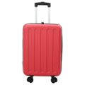 vidaXL Kufor so zámkom Červená 34 x 23 x 55.5 cm ABS plast
