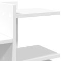 vidaXL Organizér na stôl, biely 49x20x52,5 cm, kompozitné drevo