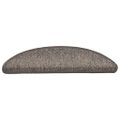 vidaXL Samolepiace nášľapy na schody, sisalový vzhľad 15 ks 56x17x3 cm