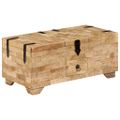 vidaXL Konferenčný stolík z mangovníkového dreva 80x40x35 cm