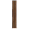 vidaXL Knižnica hnedý dub 67x24x161 cm spracované drevo