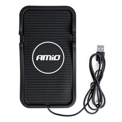 Nabíjačka do auta bezdrôtová indukčná 15W AMiO-03145