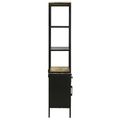 vidaXL Highboard Hnedá 70 x 35 x 180 cm Masívne mango drevo