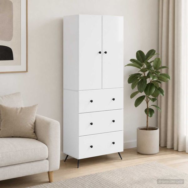 vidaXL Sada skríň 2 ks 66 x 34,5 x 90 cm Kompozitné drevo