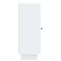 vidaXL Servírovacia skriňa Biela 33 x 34,5 x 90 cm Kompozitné drevo