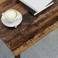 vidaXL Konferenčný stolík Staré drevo 100 x 100 x 45 cm