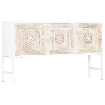 vidaXL Príručná skrinka 120x30x70 cm masívne mangovníkové drevo