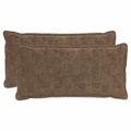 vidaXL Poťah na podložku 2 ks HOUTEN Svetlohnedá 40 x 80 cm